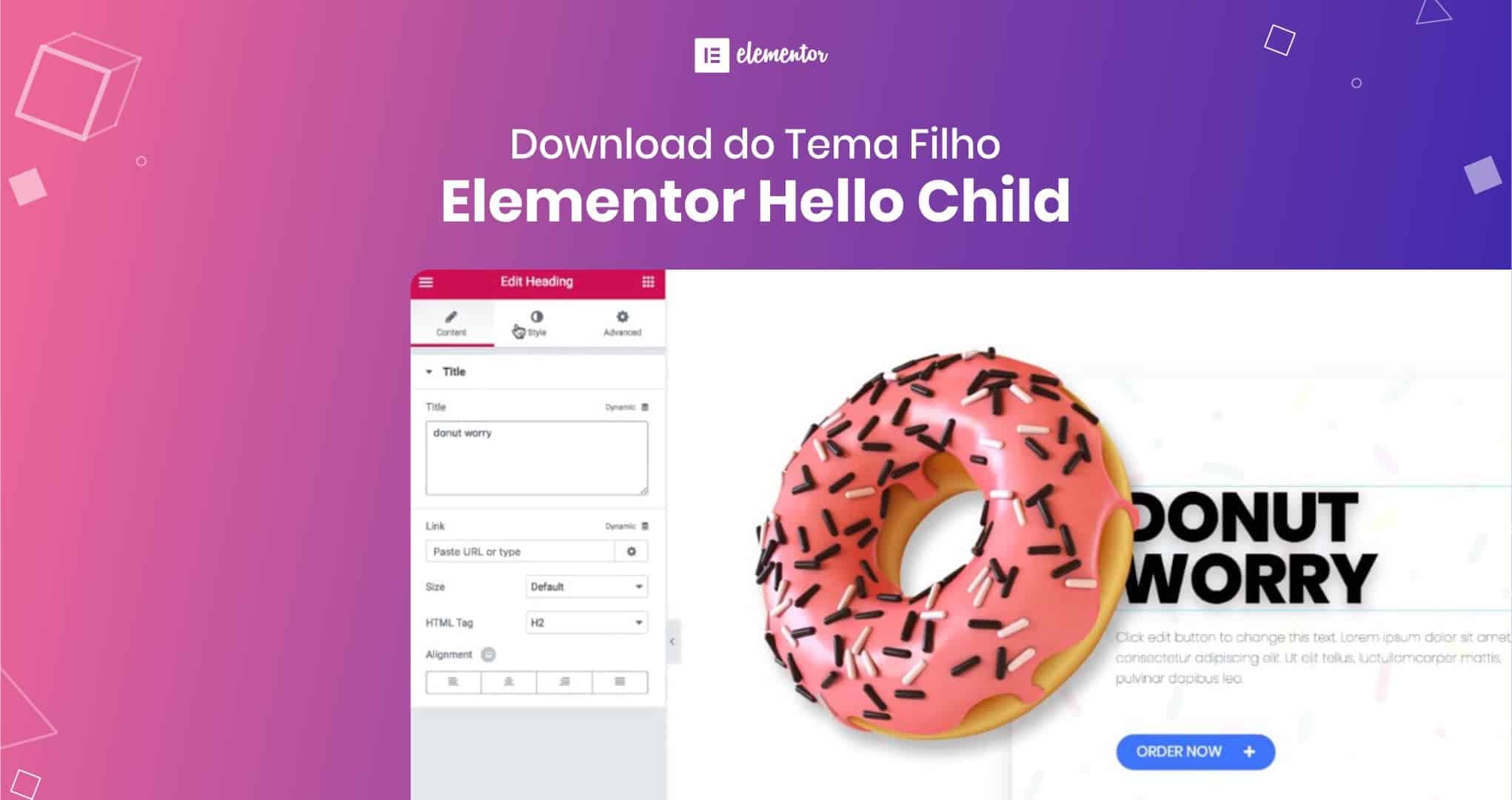 Hello Child - Download do Tema Filho para Elementor Hello